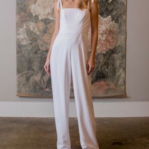 BHLDN Theia Trinity Bridal Jumpsuit
